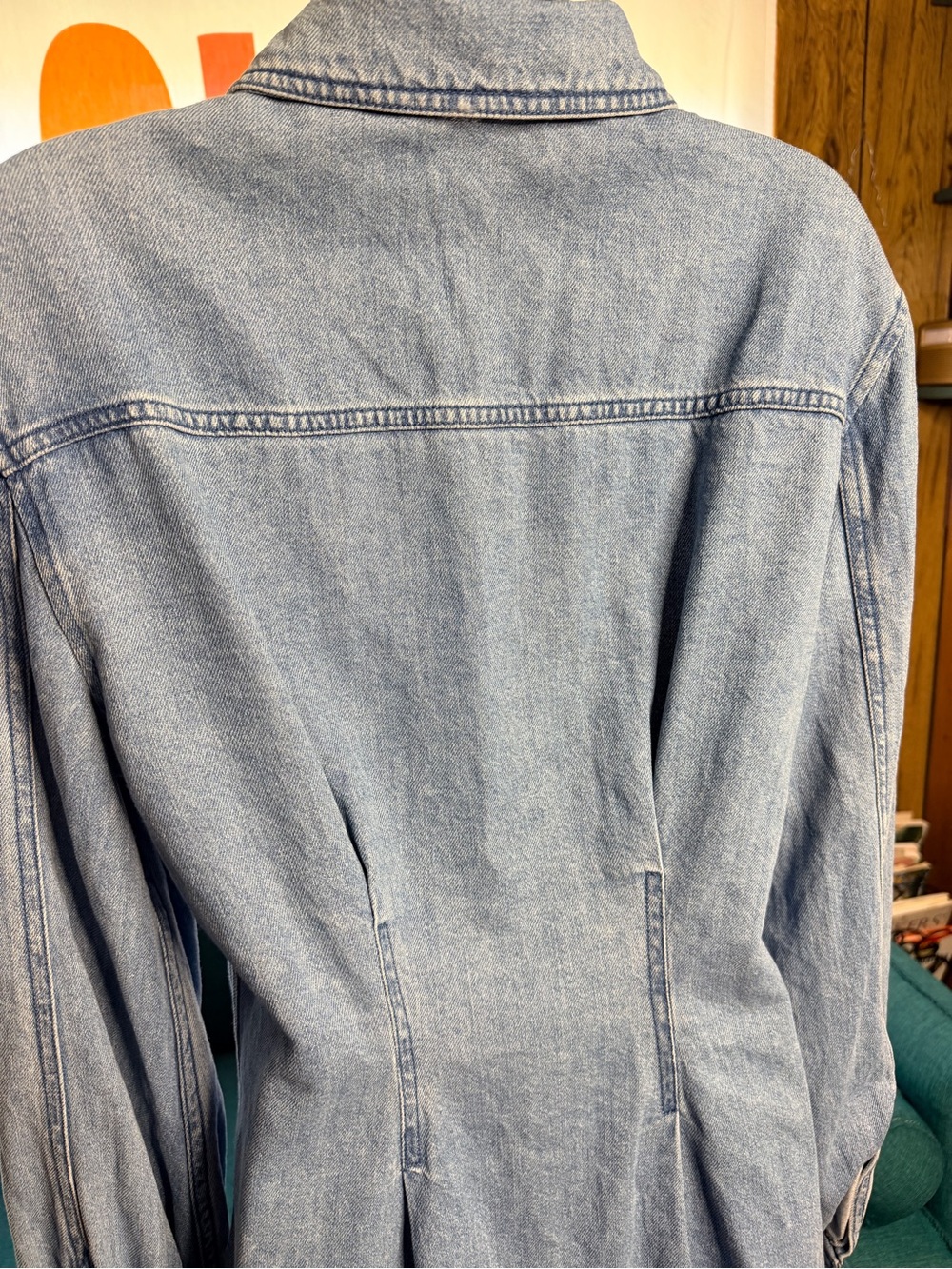 Fabulous H&M Garden Pocket Denim Frock Jecket - Picture 4 of 12